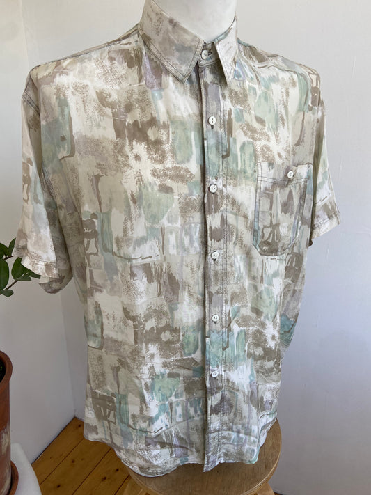 Chemise soie Berto Lucci