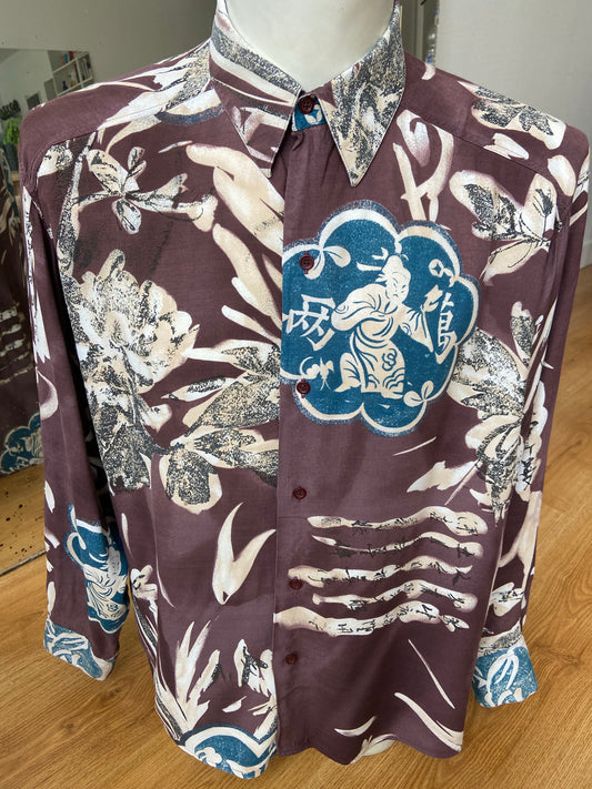 Chemise signes chinois