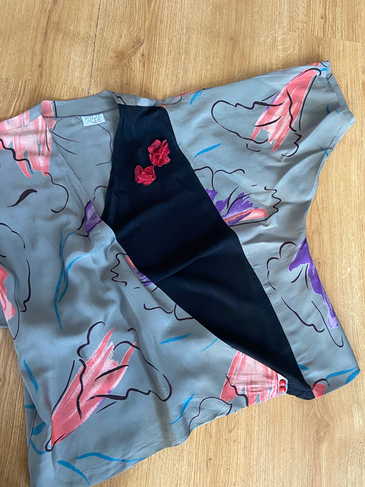Chemise cache-coeur kaki