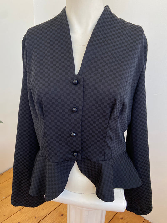 Chemise damier basques