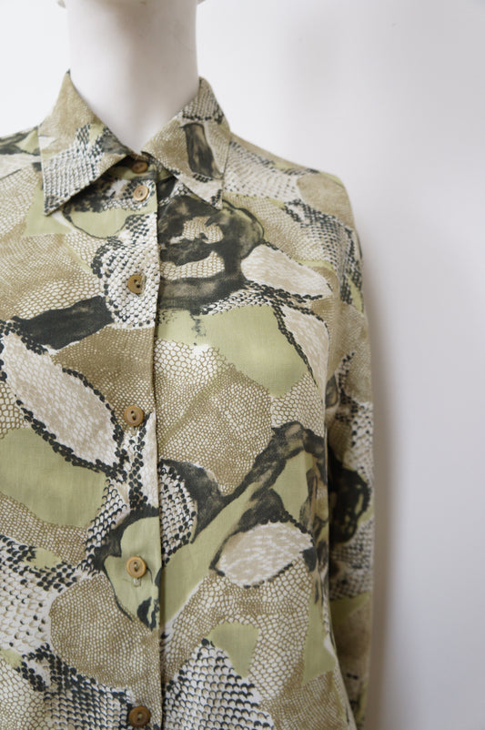 Chemise verde snake