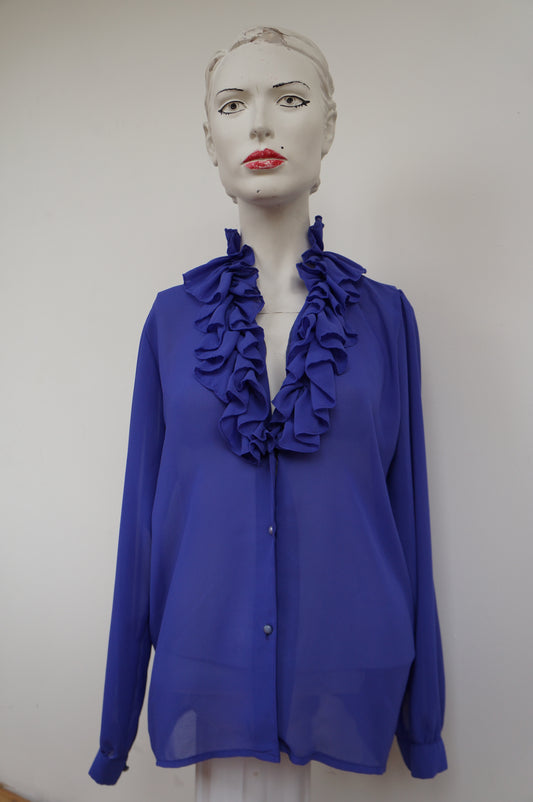 Chemise purple froufrou