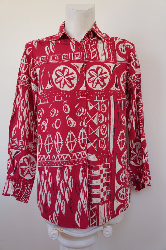 Chemise framboos