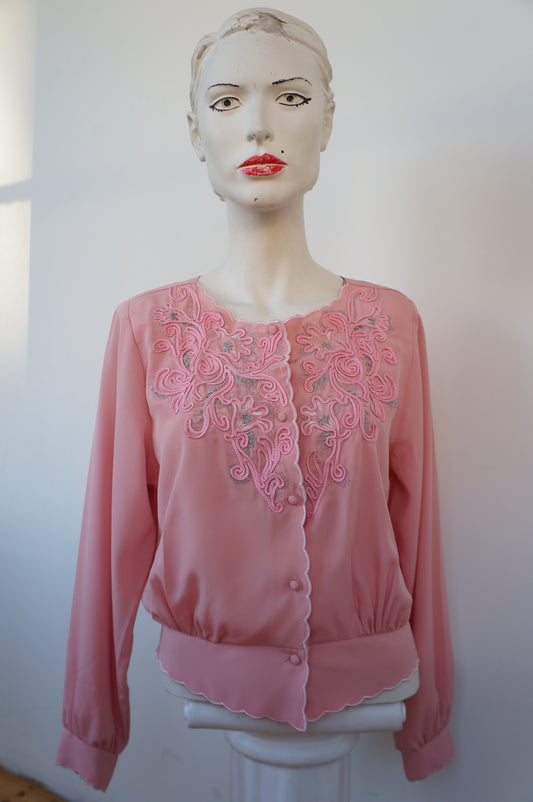 Chemise vynerra brodée