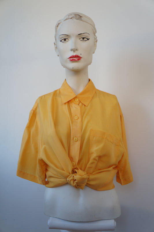Chemise soie sunflower
