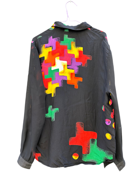 Chemise polka multi dots