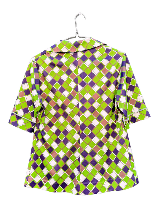 Chemise Domino verde