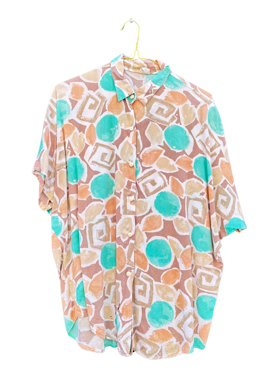 Chemise Pastel turquoise