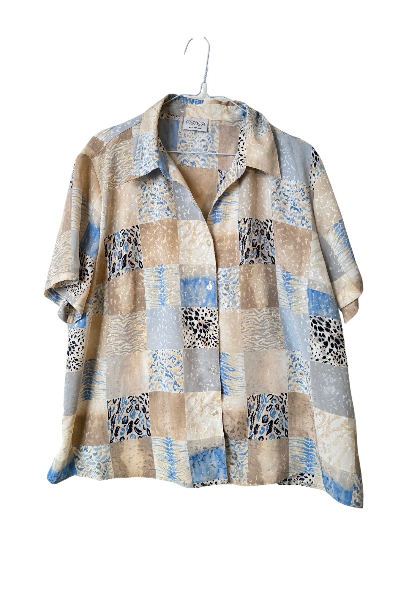 Chemise Blue cheetah