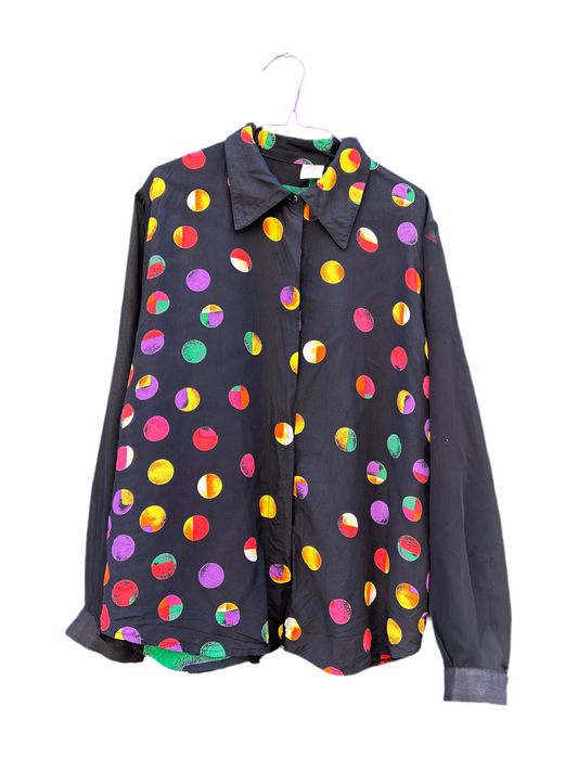 Chemise polka multi dots