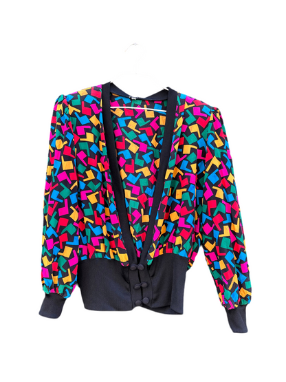 Chemise big shoulderpads