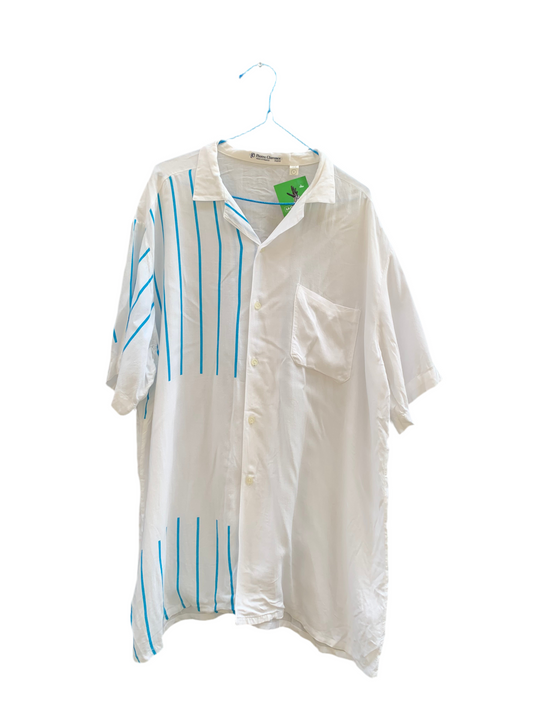 Chemise mediterranean stripes