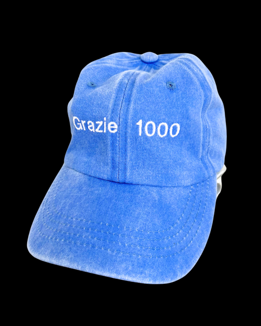Casquette Grazie 1000 bleue ciel