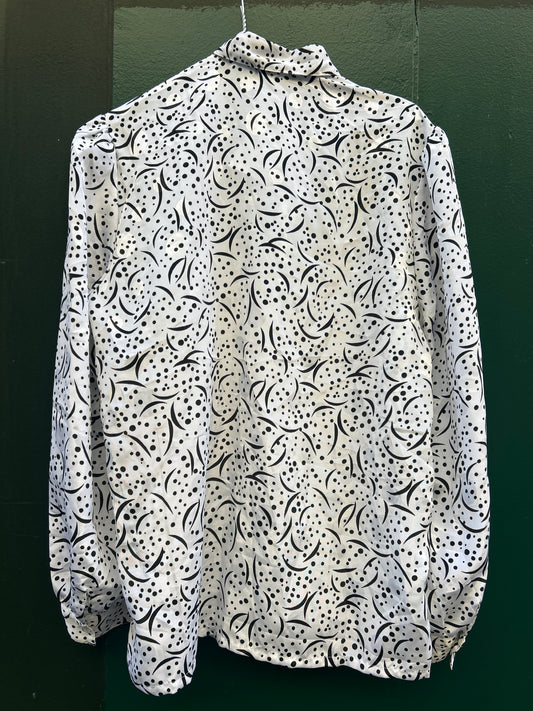 Chemise Pois noirs