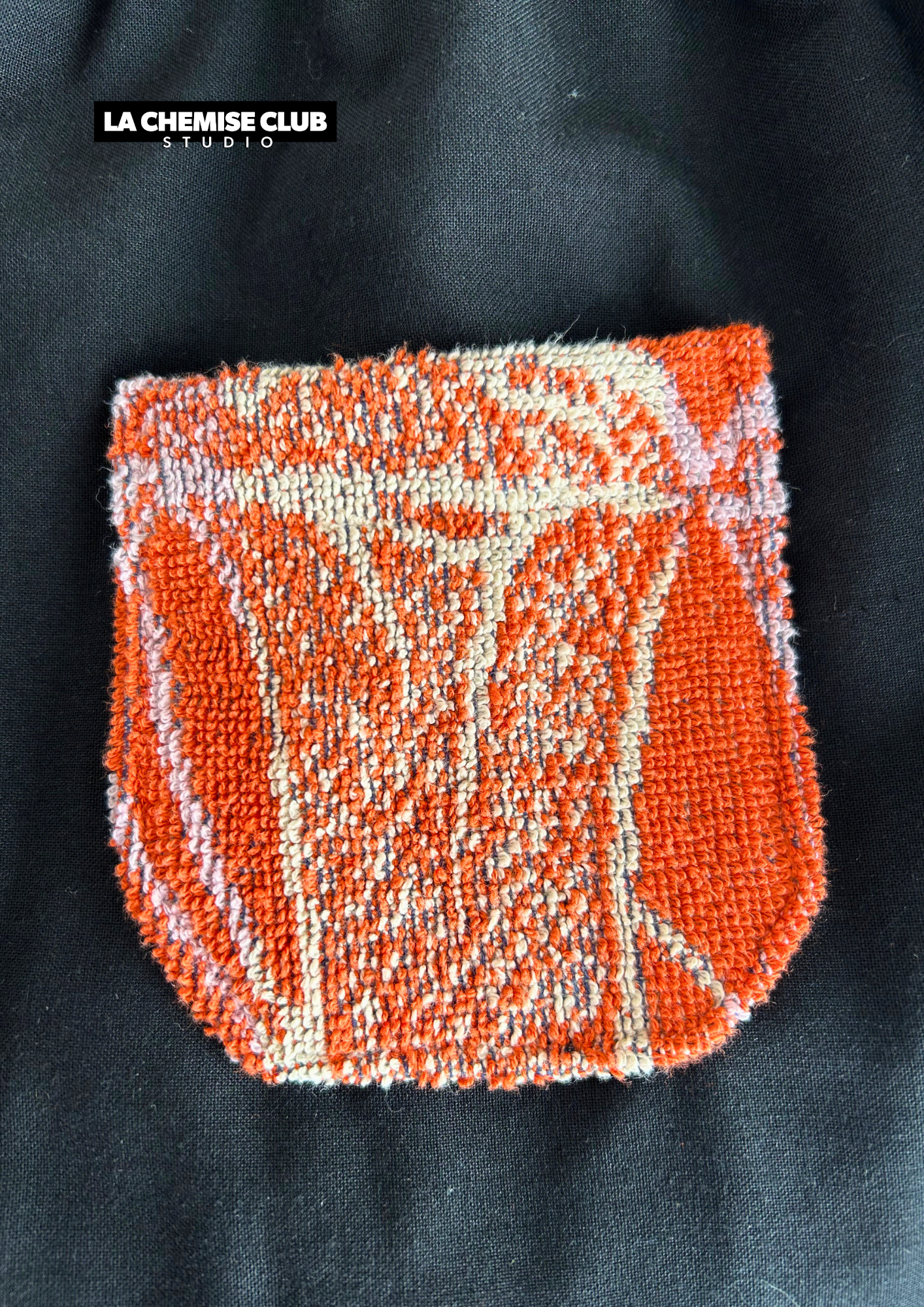 La Chemise Club Studio x Hulala • Short Palmier rouge