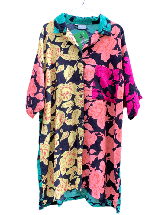 Chemise multiroses
