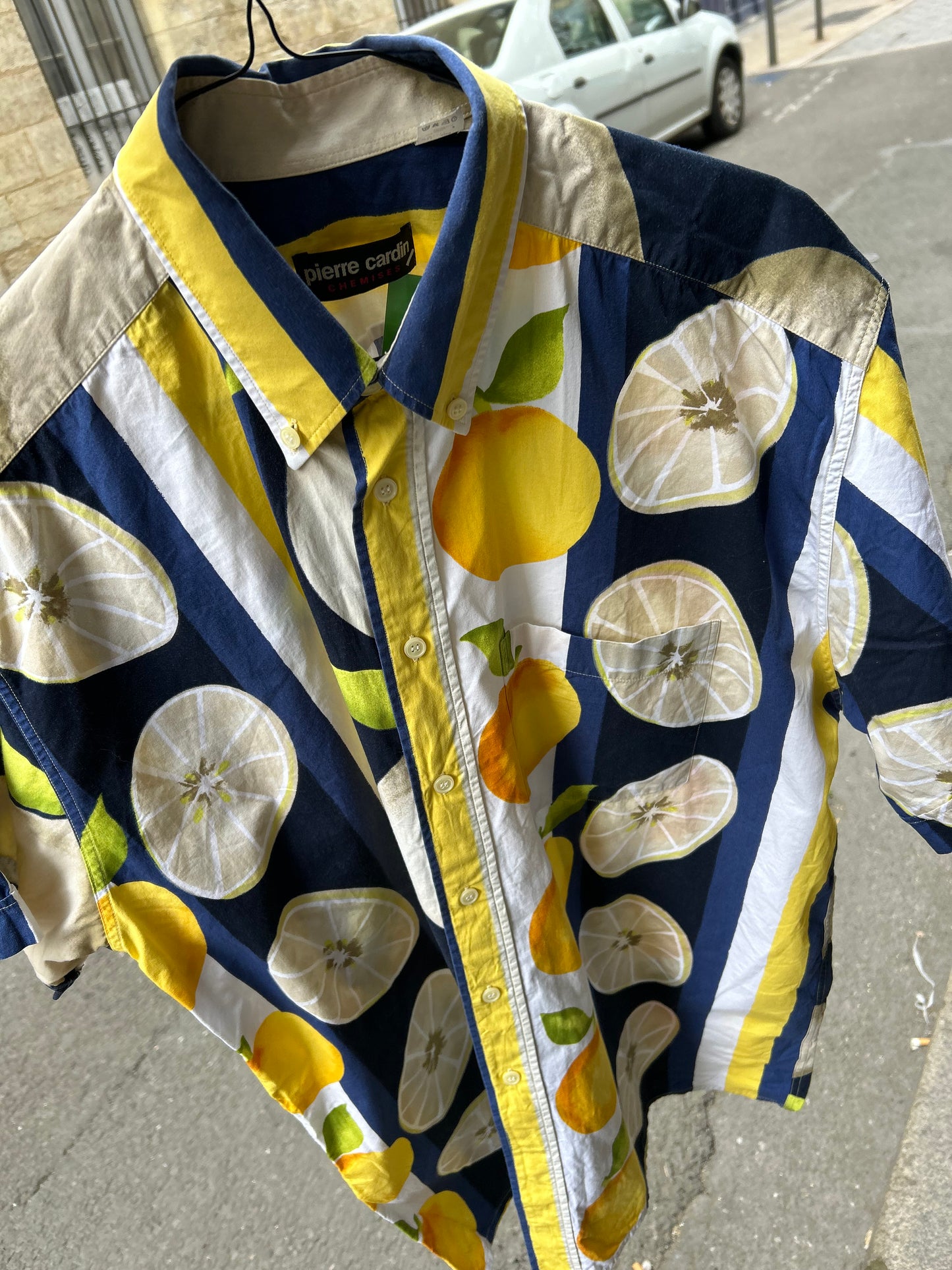 Chemise citrons Cardin