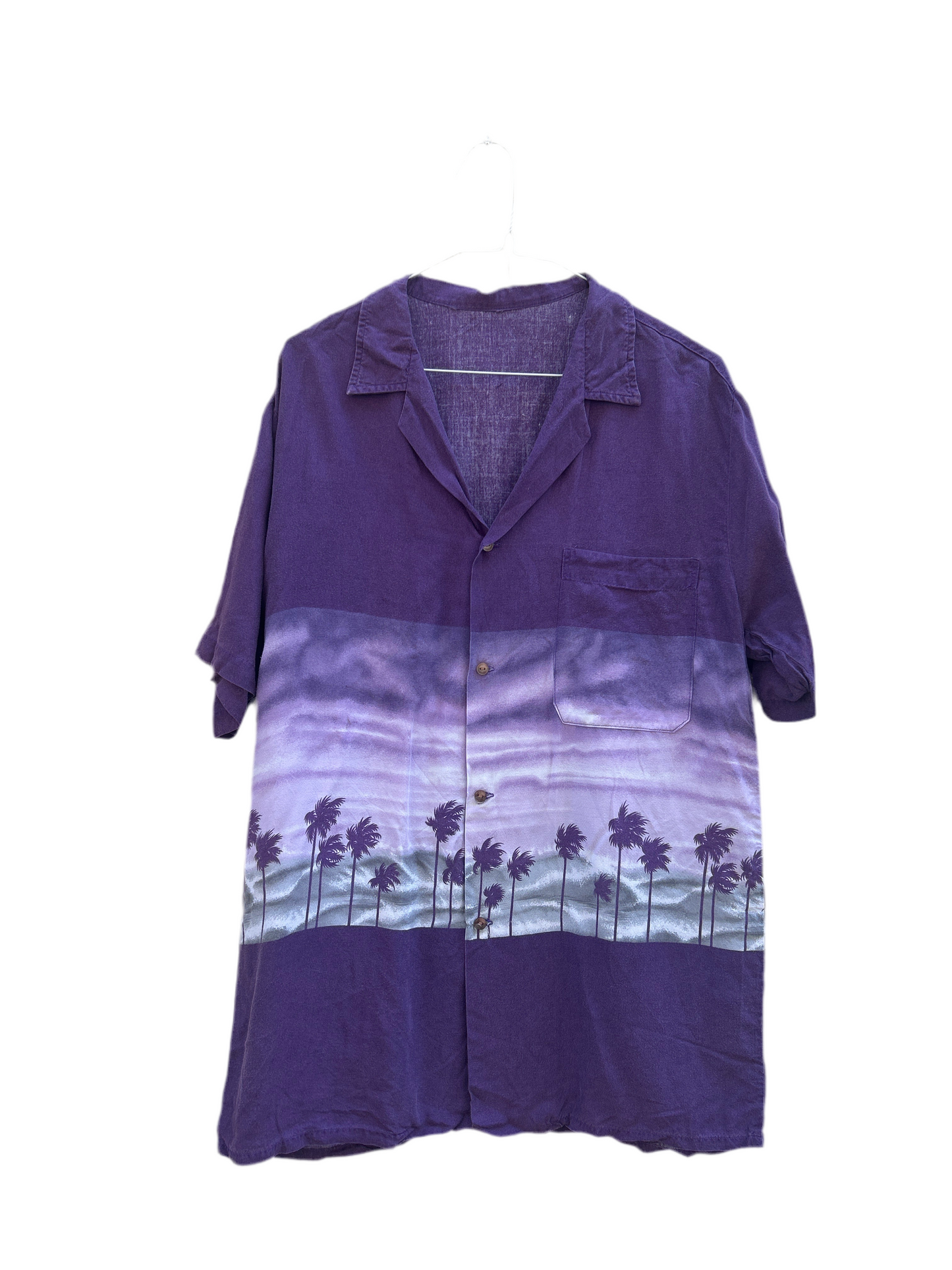 Chemise purple hawaii