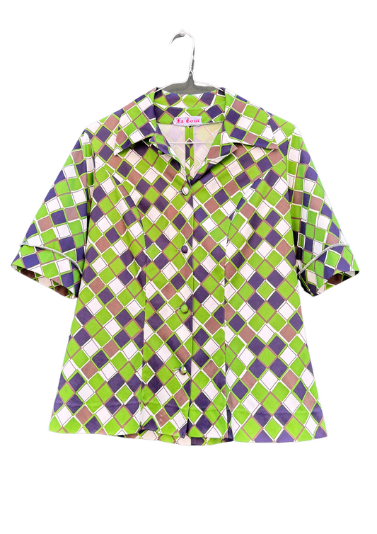 Chemise Domino verde