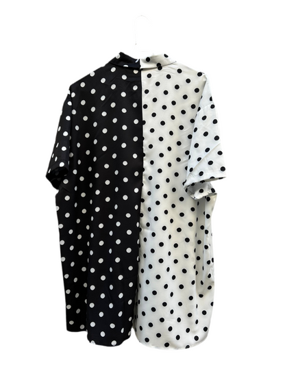 Chemise bi-gout à pois • Noir & Blanc