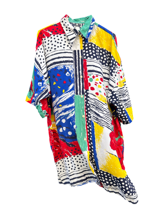 Chemise pois rayures