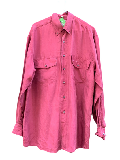 Chemise soie burgundy