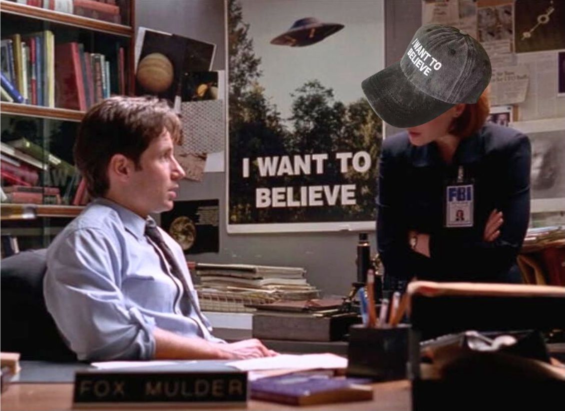 Casquette I want to Believe