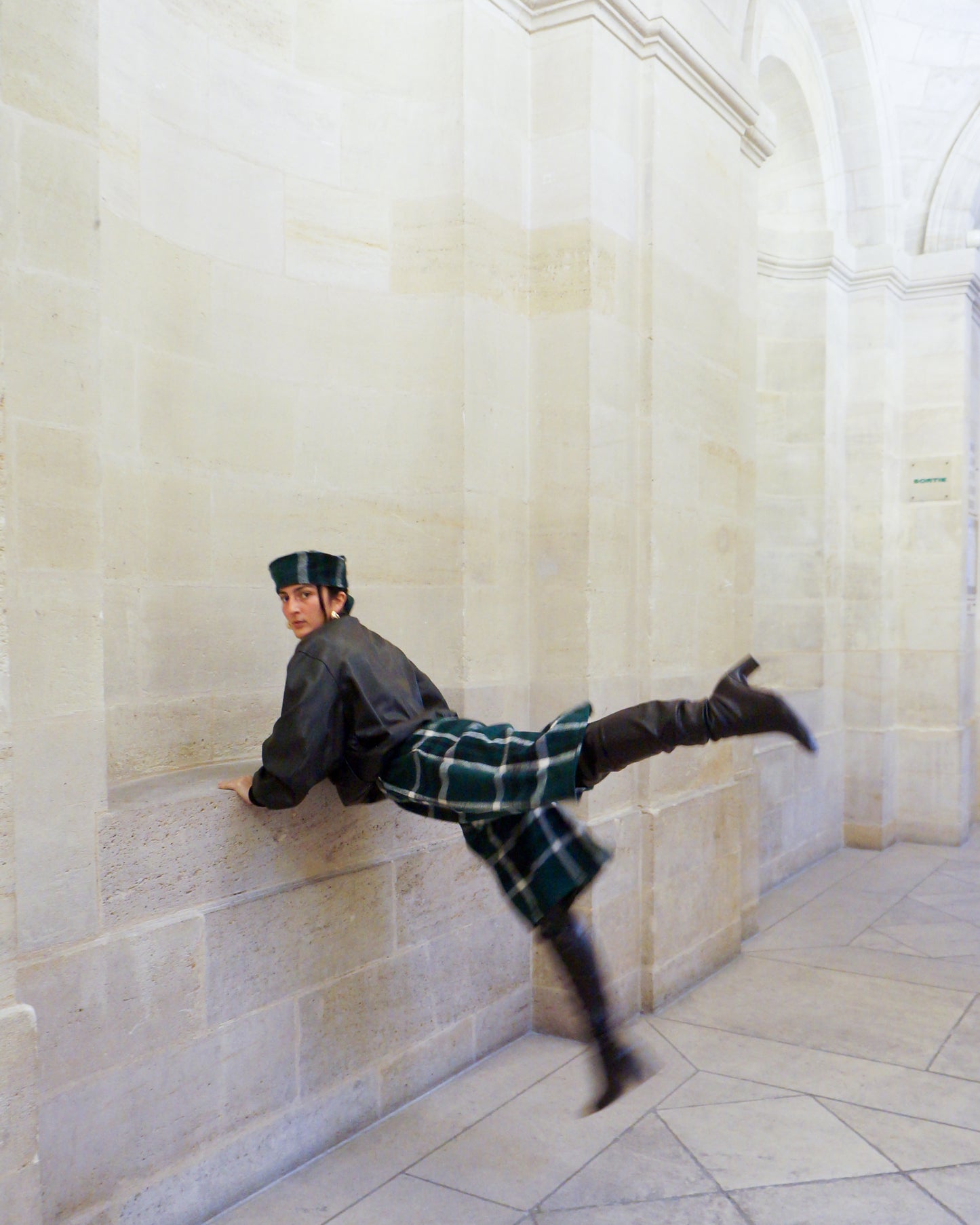 Bermuda long tartan vert/bleu • La Chemise Club Studio