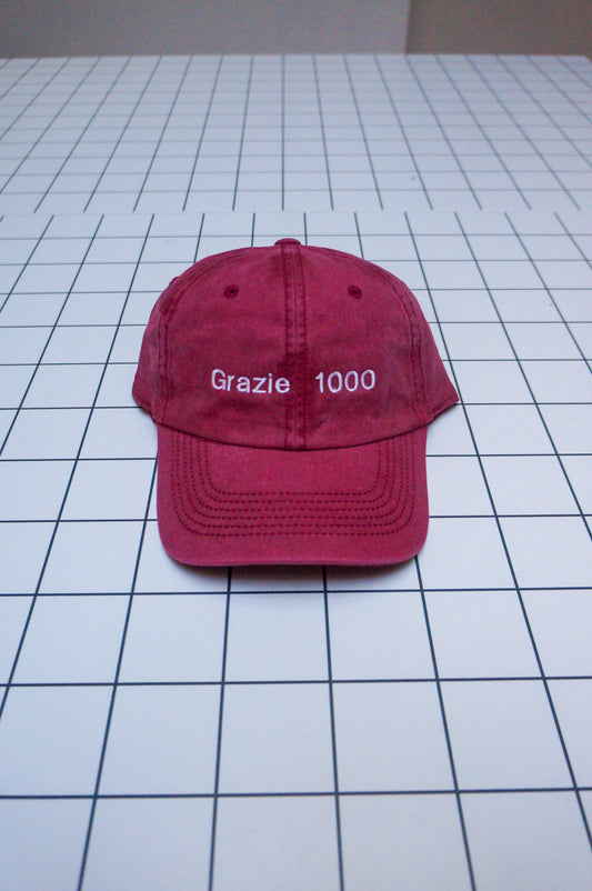 Casquette Grazie 1000 bordeaux