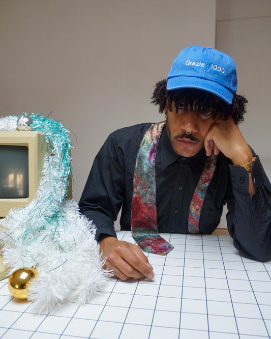 Casquette Grazie 1000 bleue