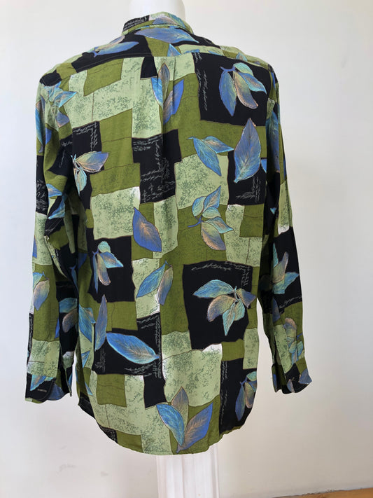 Chemise feuilles nacrées
