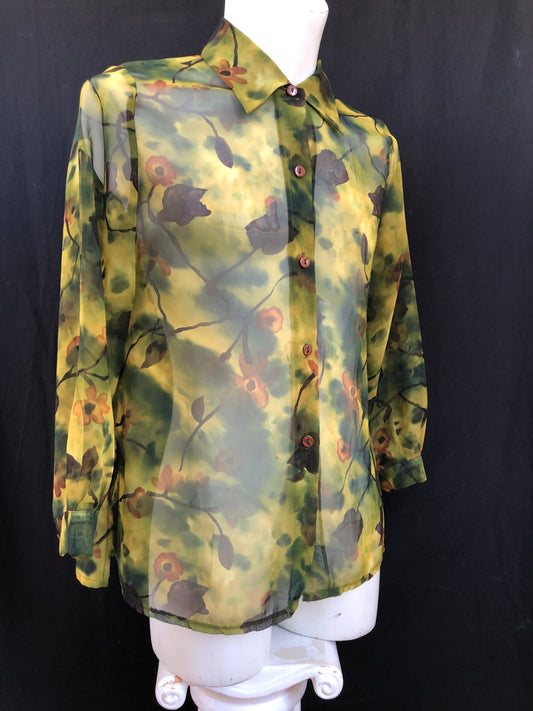 Chemise Écaille florale