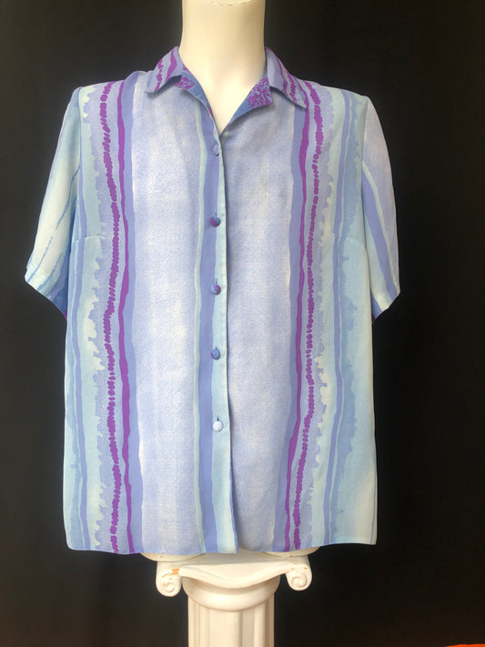 Chemise Blue Hydrangea