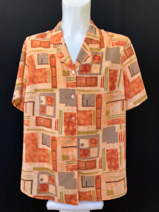 Chemise Canda orange