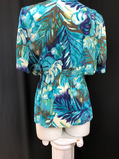 Chemise Retro Valentina Blue