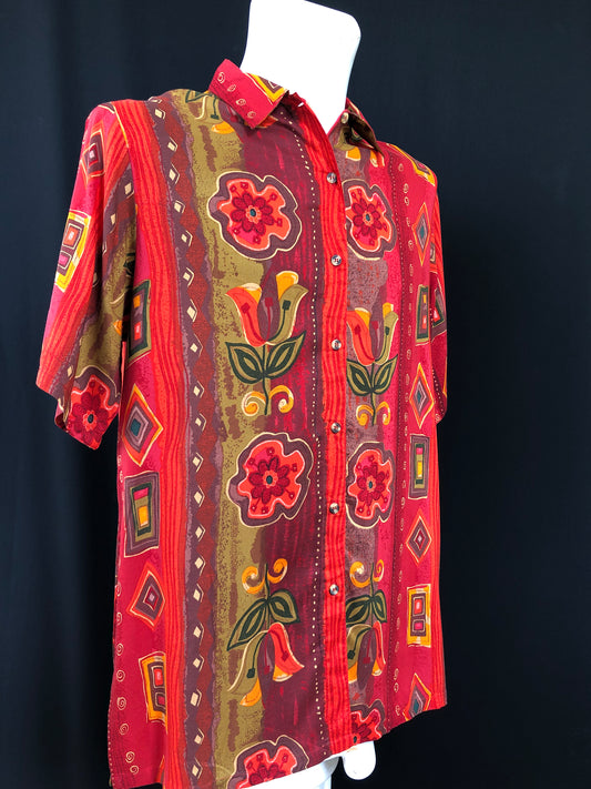 Chemise psyché flowers