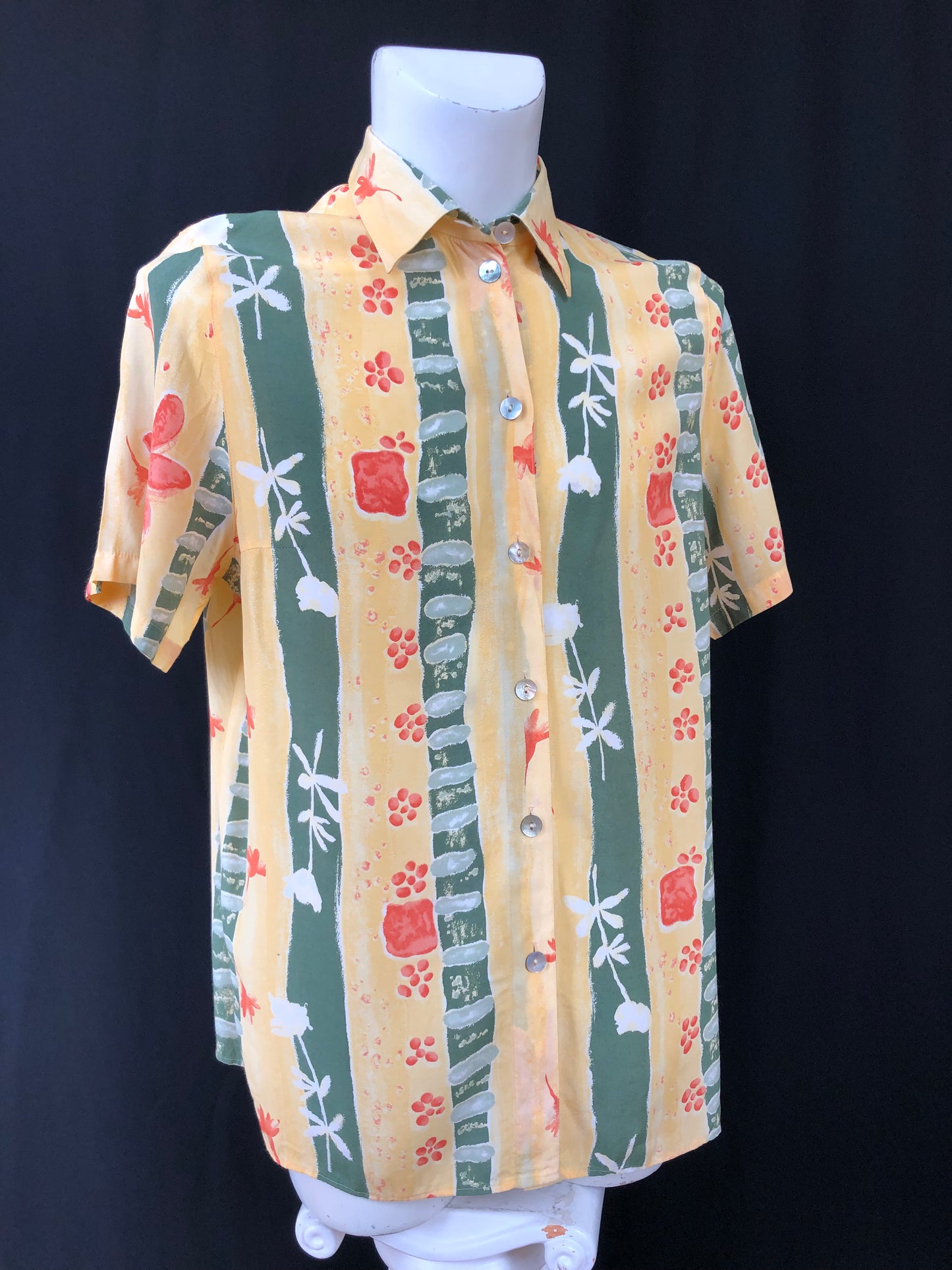 Chemise galets verts