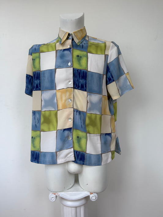 Chemise aqua square