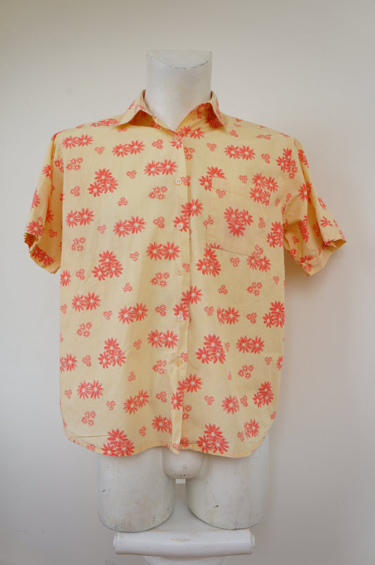 Chemise anis orangé