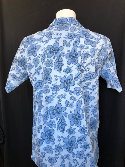 Chemise blue hawaï