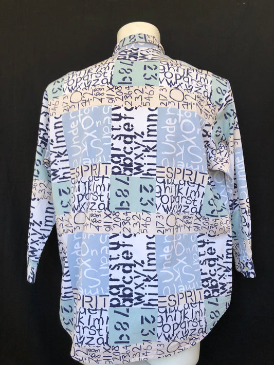Chemise esprit bleu