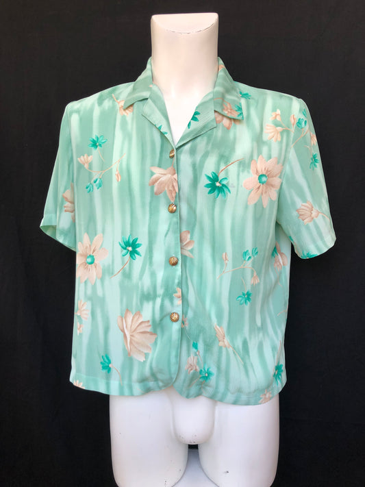 Chemise vert aqua