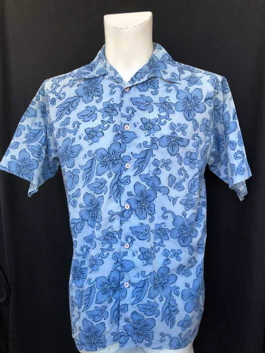 Hawaiian blue shirt