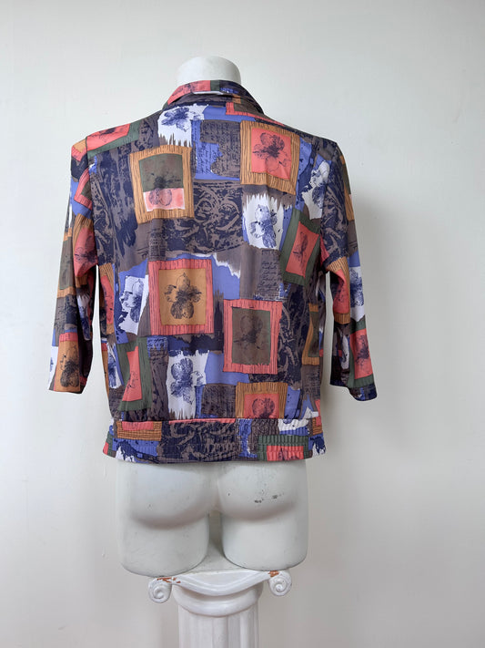 Chemise cadre fleuri