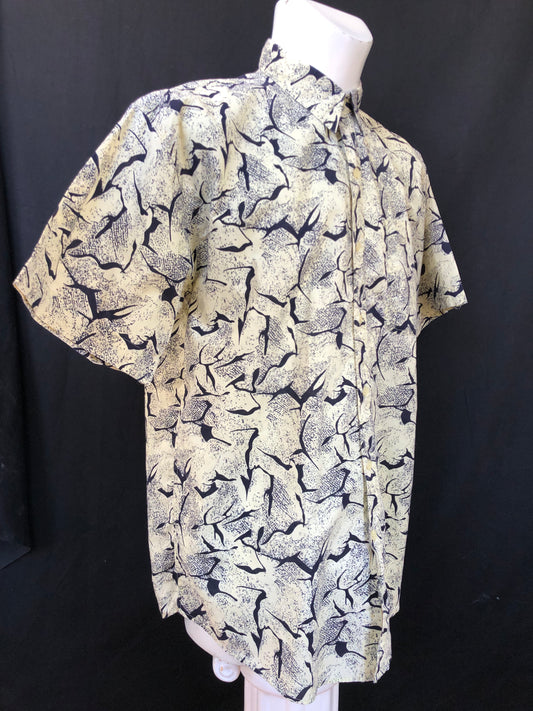 Chemise triptyque jaune