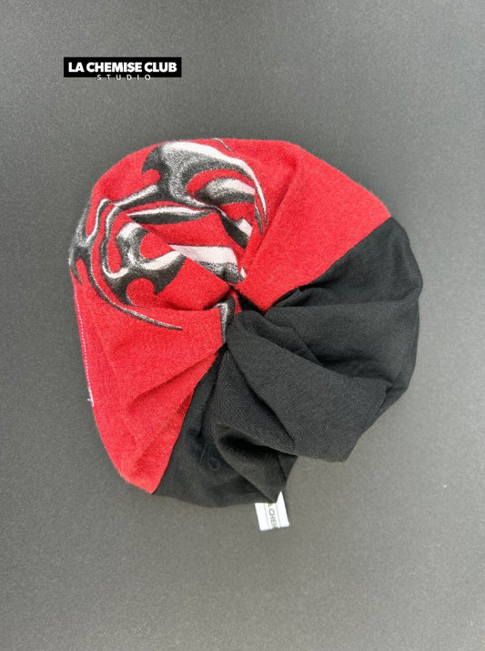 Chouchou red tribal/noir