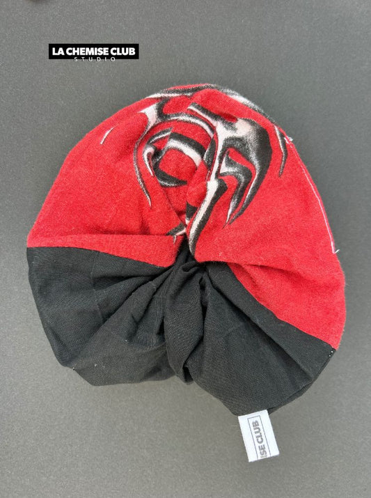 Chouchou red tribal/noir