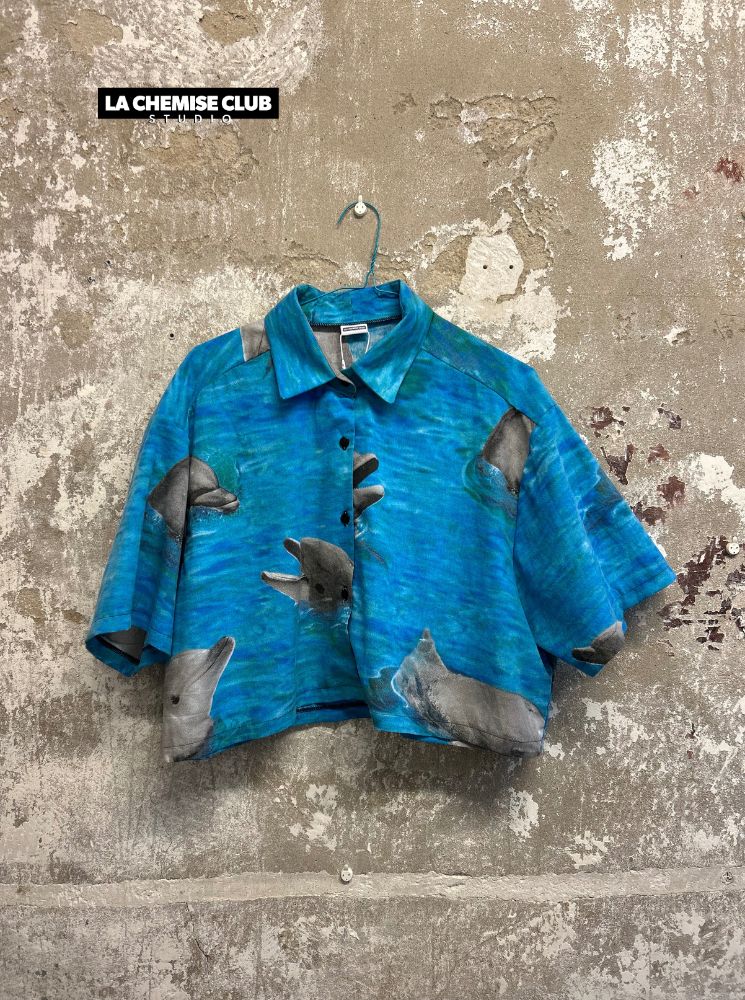 La Chemise Club Studio • Dolphins crop
