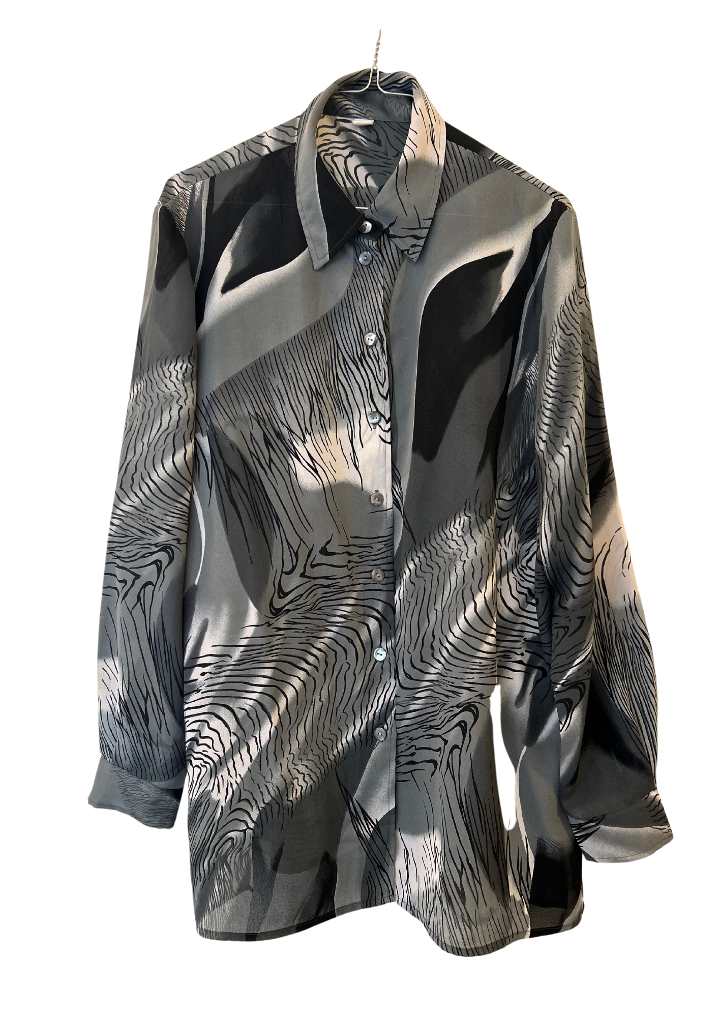 Chemise zebre nero