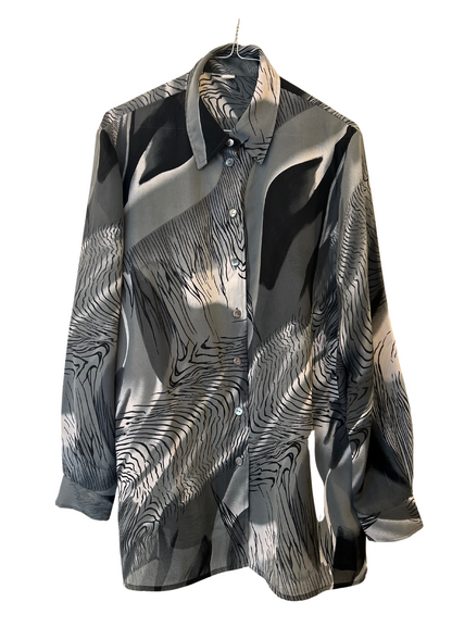 Chemise zebre nero